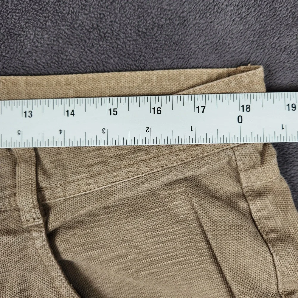 Gramicci G1 Vintage Series Pants Mens 36x32 Khaki Cotton Canvas Climbing No Belt